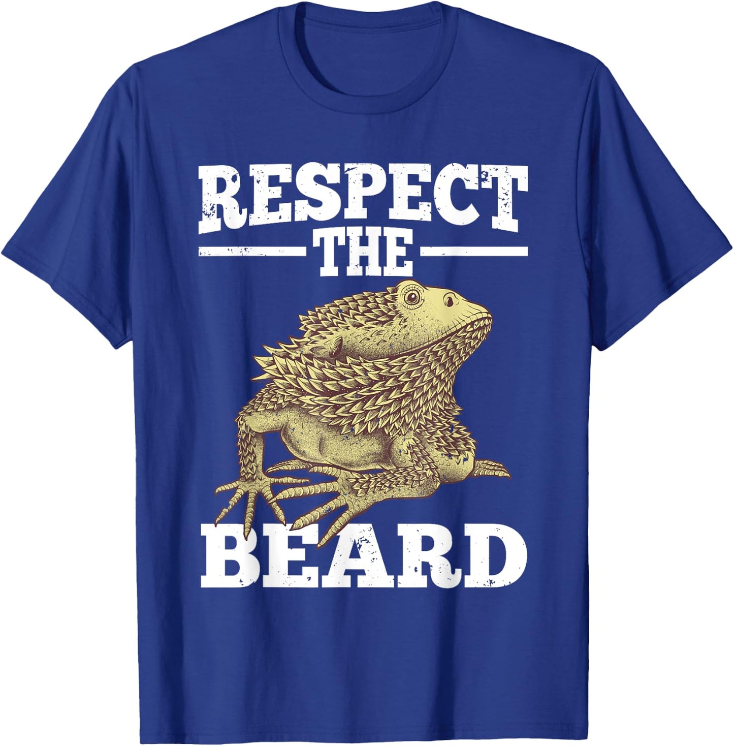 Cool Bearded Dragon Women Reptile Lizard Herpetology T-Shirt - T-Shirt | Royal