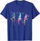 Cockatiel Colorful Watercolor Silhouette Cockatiels T-Shirt - T-Shirt | Royal