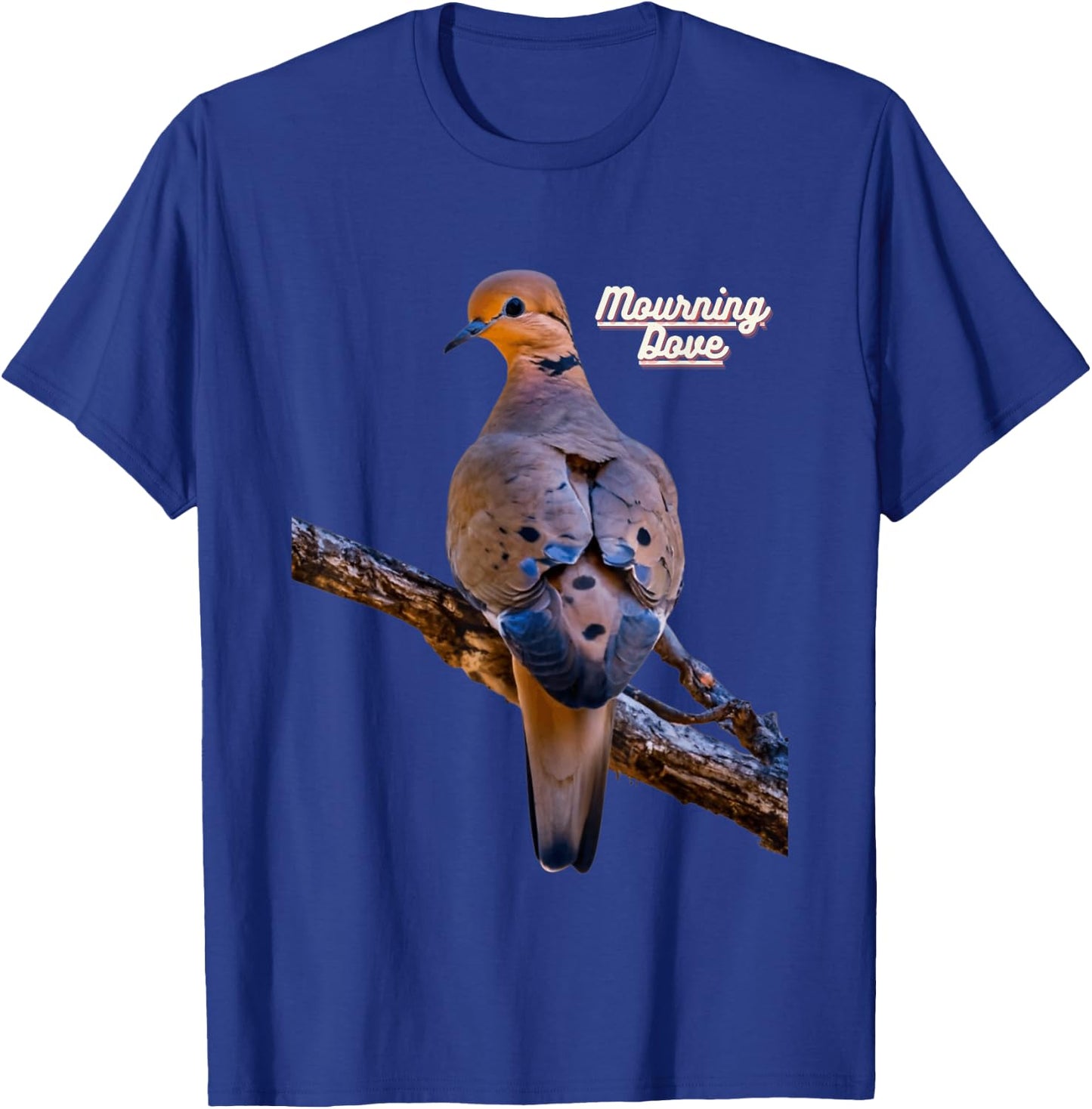 Mourning Dove Bird Watchers Bird Lovers T-Shirt - T-Shirt | Royal