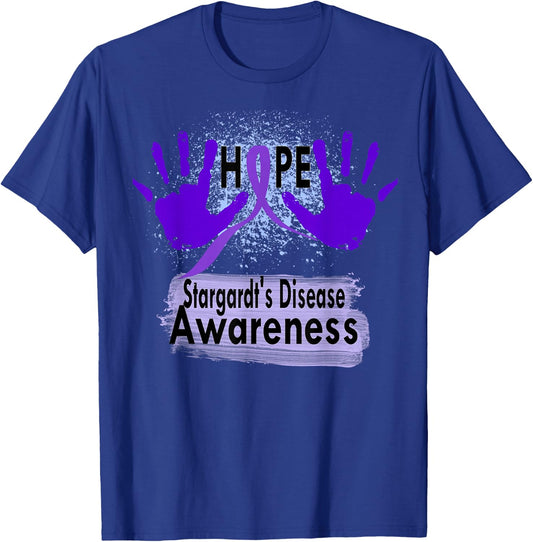 stargardt's Disease Awareness T-Shirt - T-Shirt | Royal