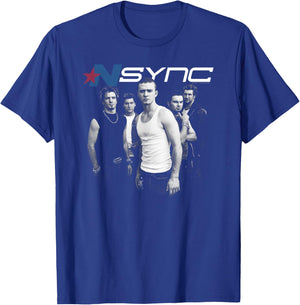 NSYNC Official Never Stop T-Shirt - T-Shirt | Royal
