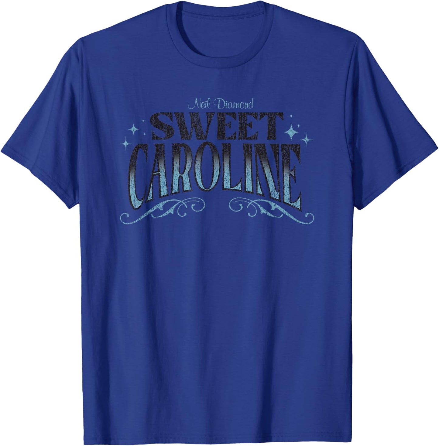 Official Neil Diamond Sweet Caroline T-Shirt - T-Shirt | Royal