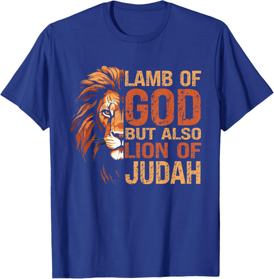 Lamb Of Got But Also Lion Of Judah T-Shirt - T-Shirt | Royal
