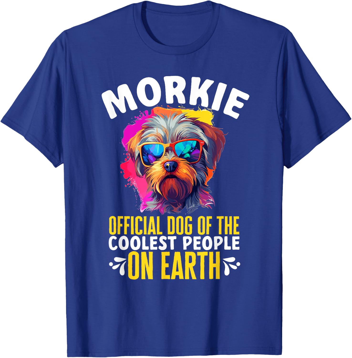 Morkie Dog Breed Pet Morkie Official Dog Men Women Girls Kids T-Shirt - T-Shirt | Royal