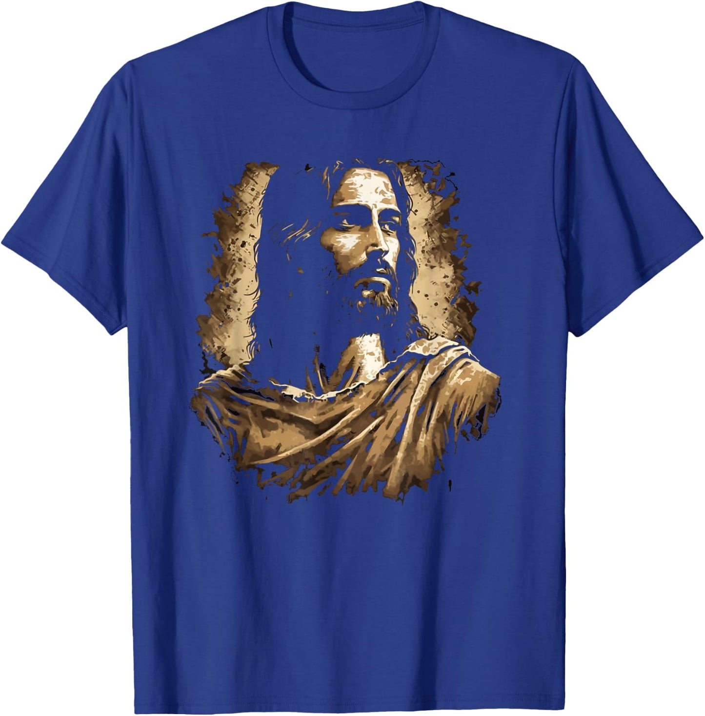 Jesus Christ Portrait T-Shirt - T-Shirt | Royal