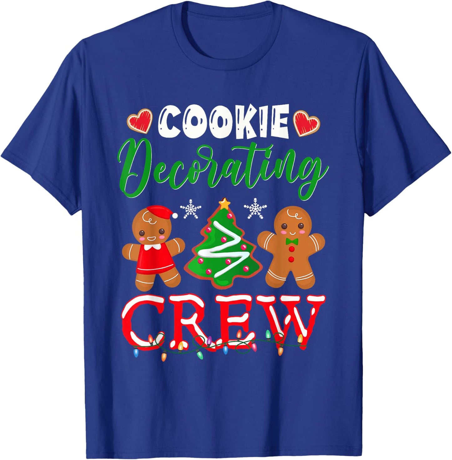 Cookie Decorating Crew Christmas Baker T-Shirt - T-Shirt | Royal