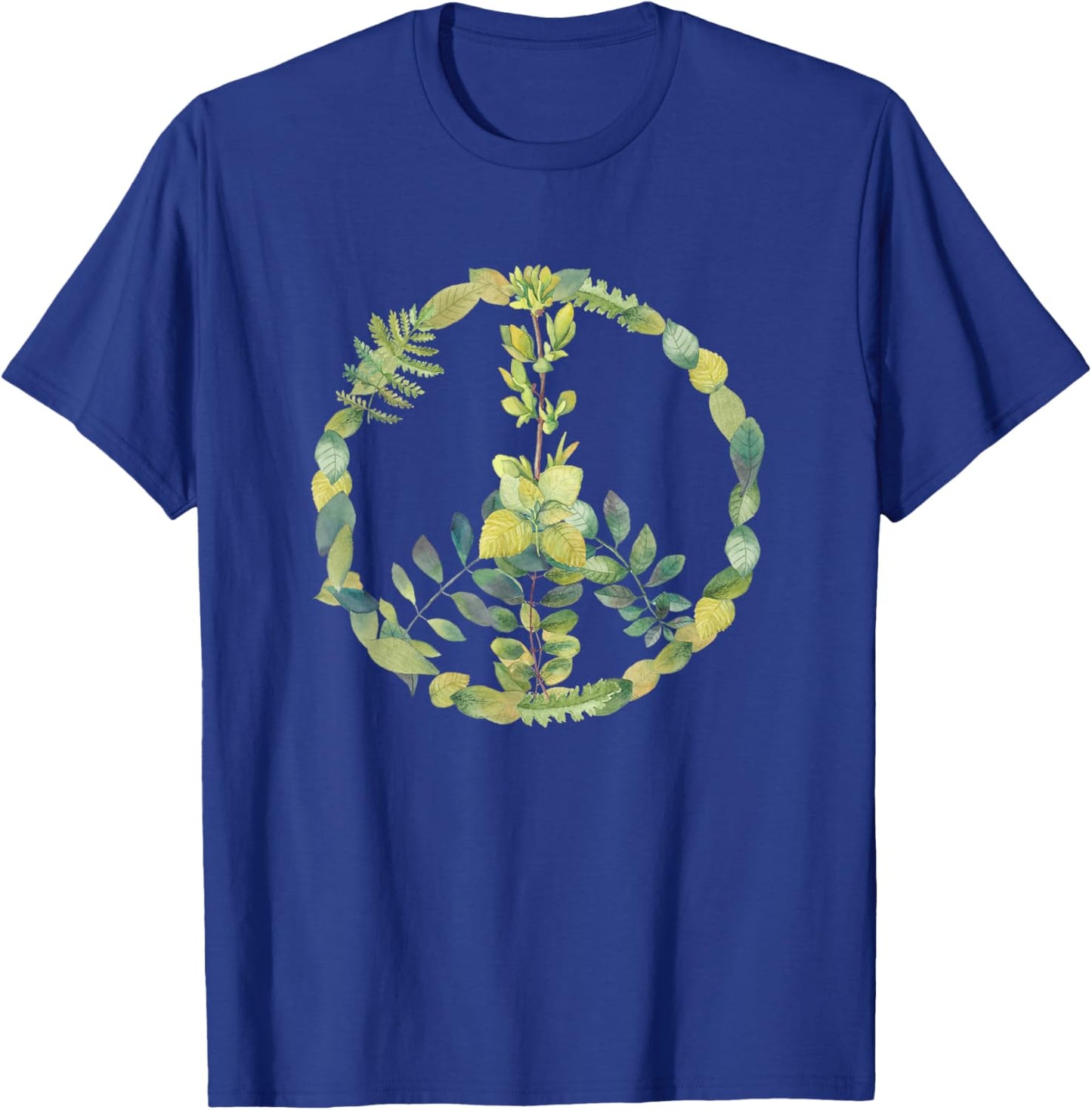 Peace Love 60s 70s Flower Power Hippie Costume Shirt T-Shirt - T-Shirt | Royal