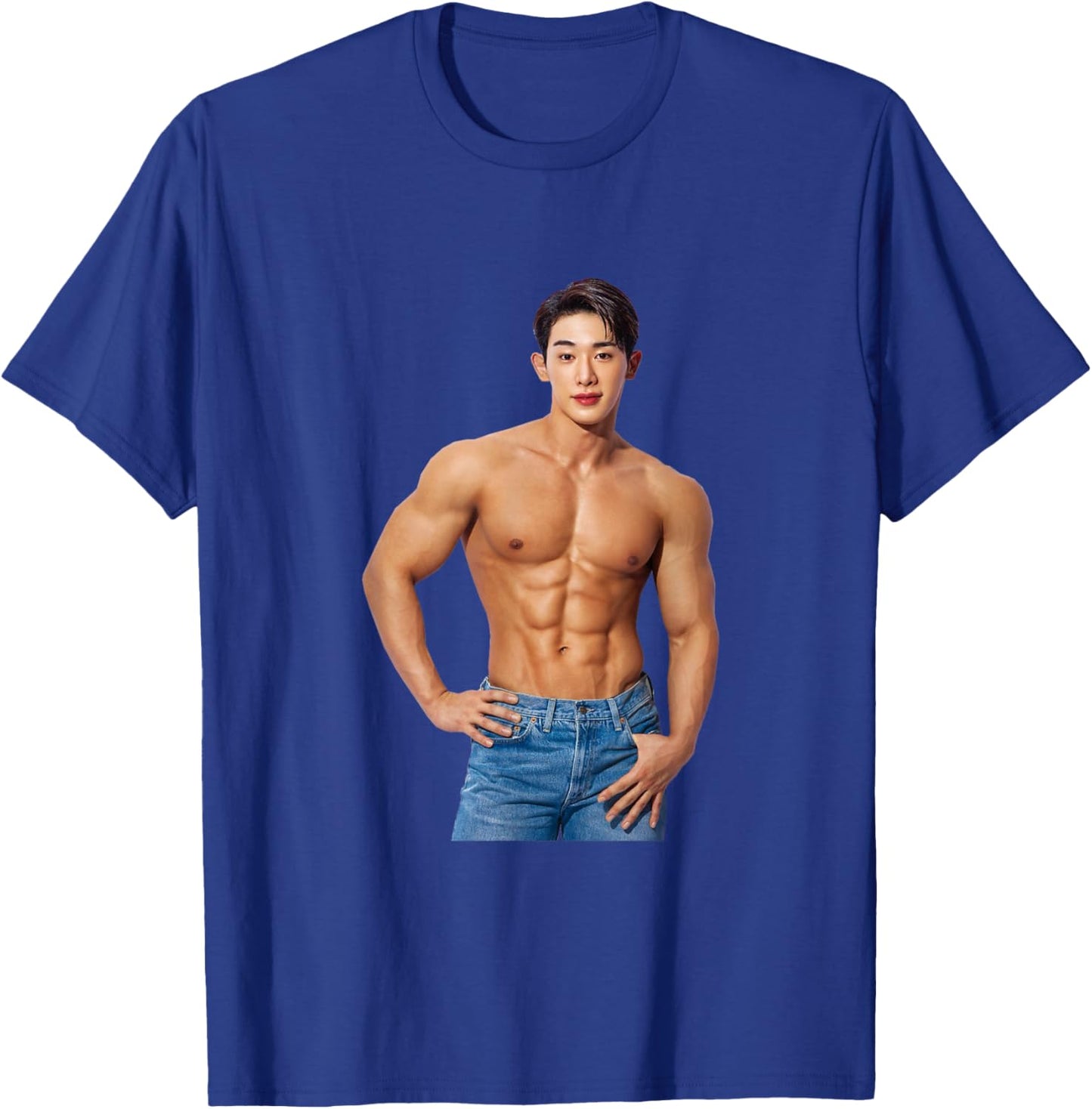 Wonho Sexy Muscle Daddy Korean Hunk Abs Solo Artist Idol T-Shirt - T-Shirt | Royal