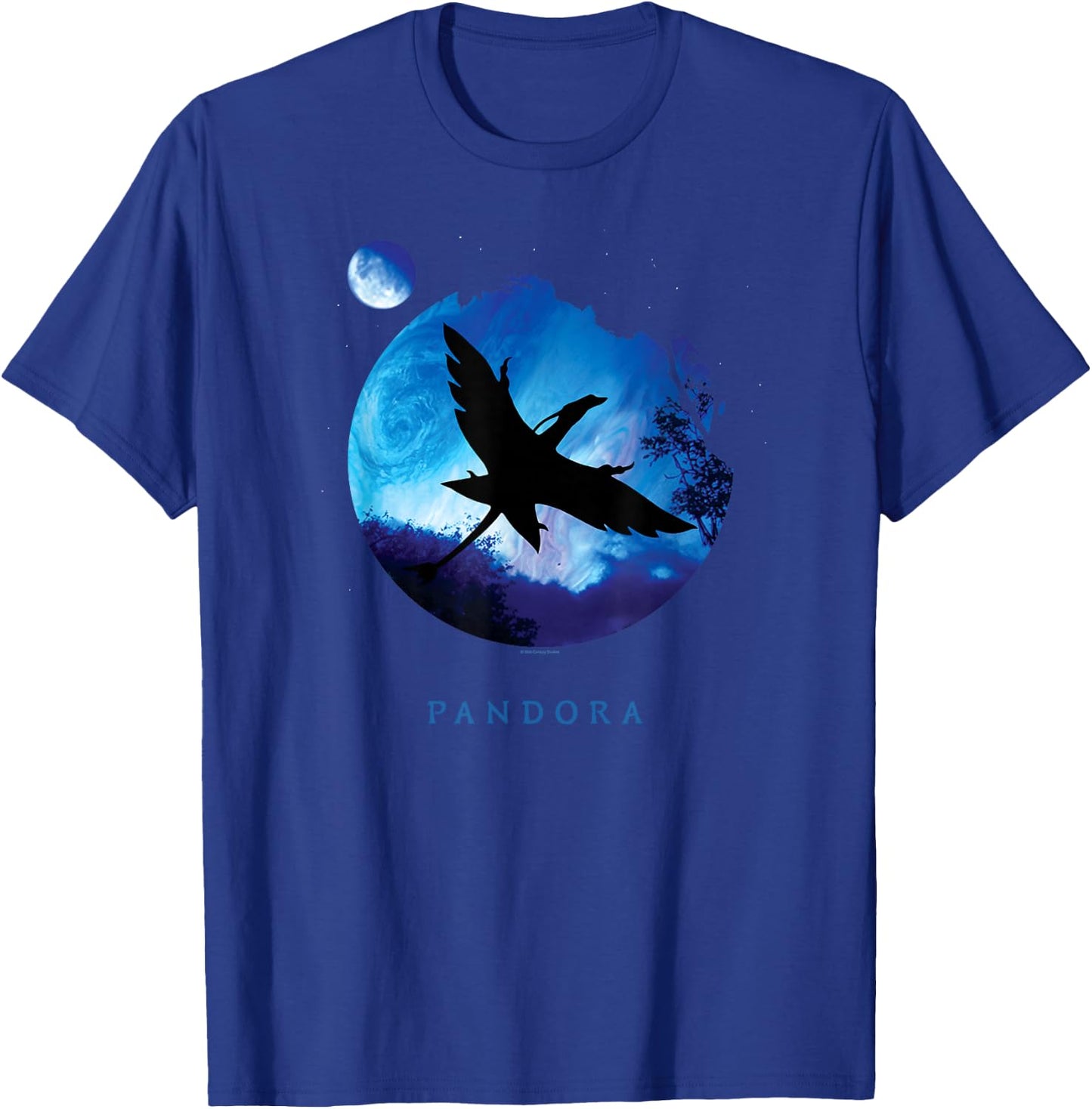 Avatar Pandora Creature Mountain Banshee in Night Sky T-Shirt - T-Shirt | Royal