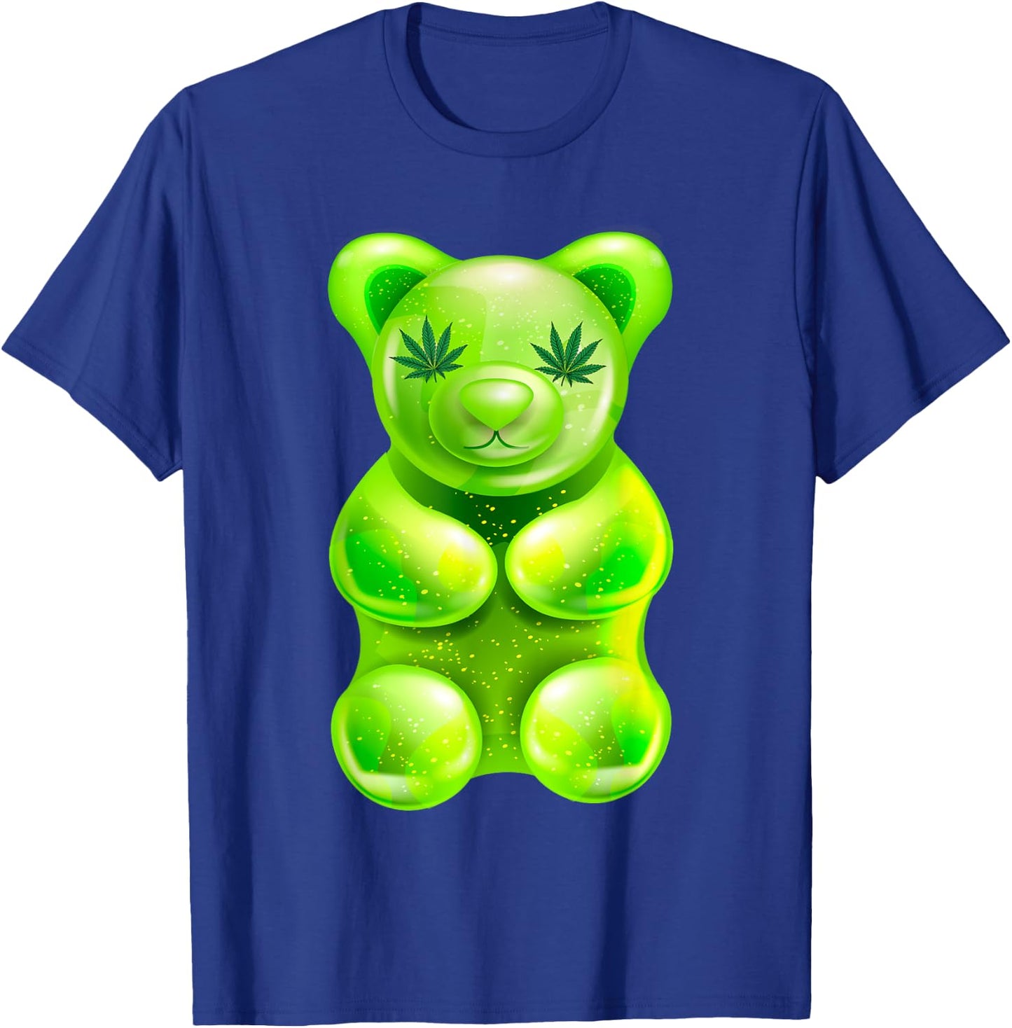 Funny Bear Edibles Weed 420 T-Shirt - T-Shirt | Royal