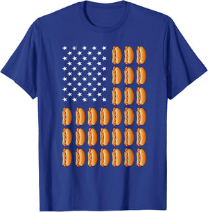 Funny Hot Dog Design Women Kids Food Hotdog Lovers T-Shirt - T-Shirt | Royal