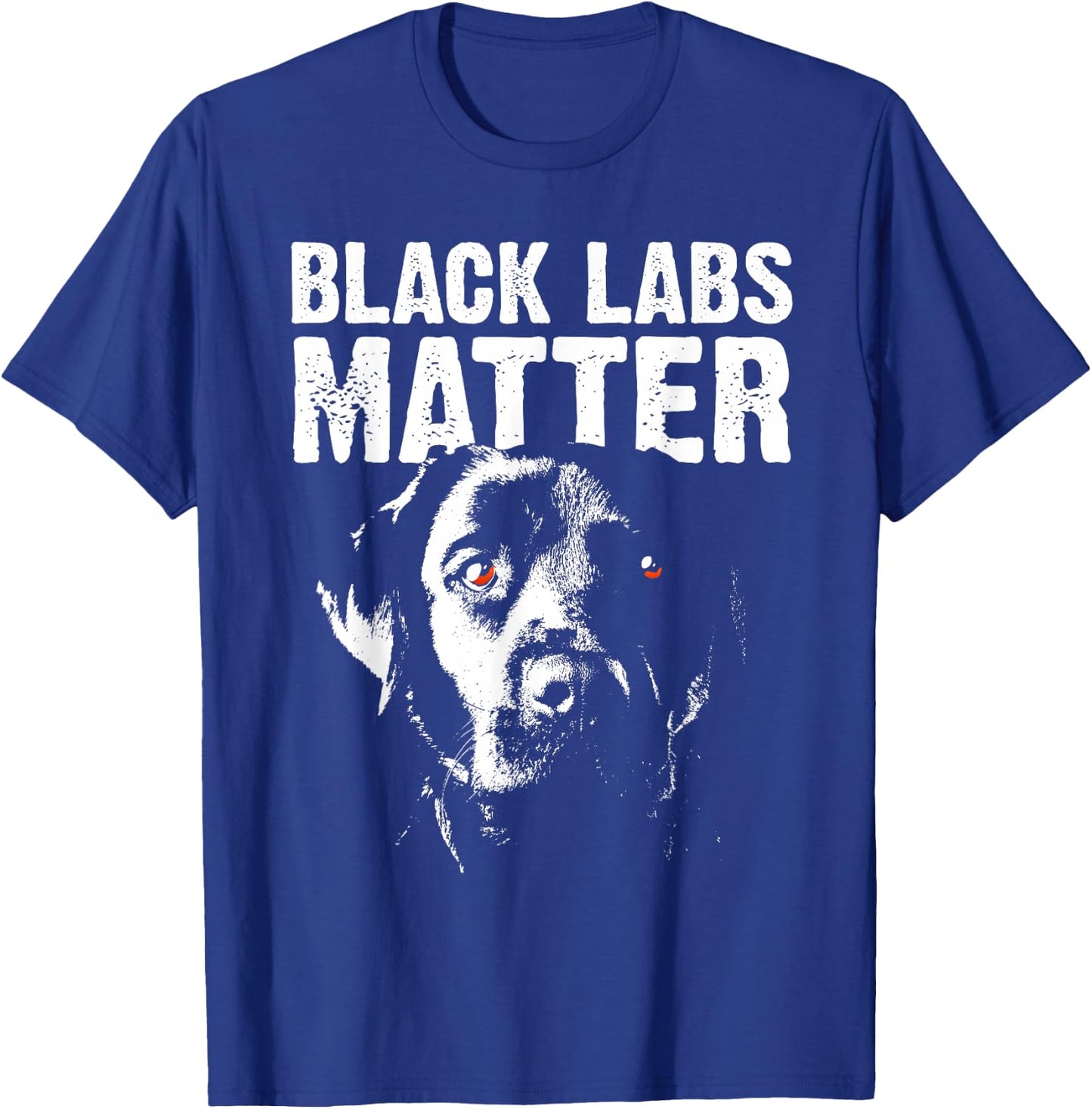 Cool Labrador Women Black Labs Matter Service Animal T-Shirt - T-Shirt | Royal