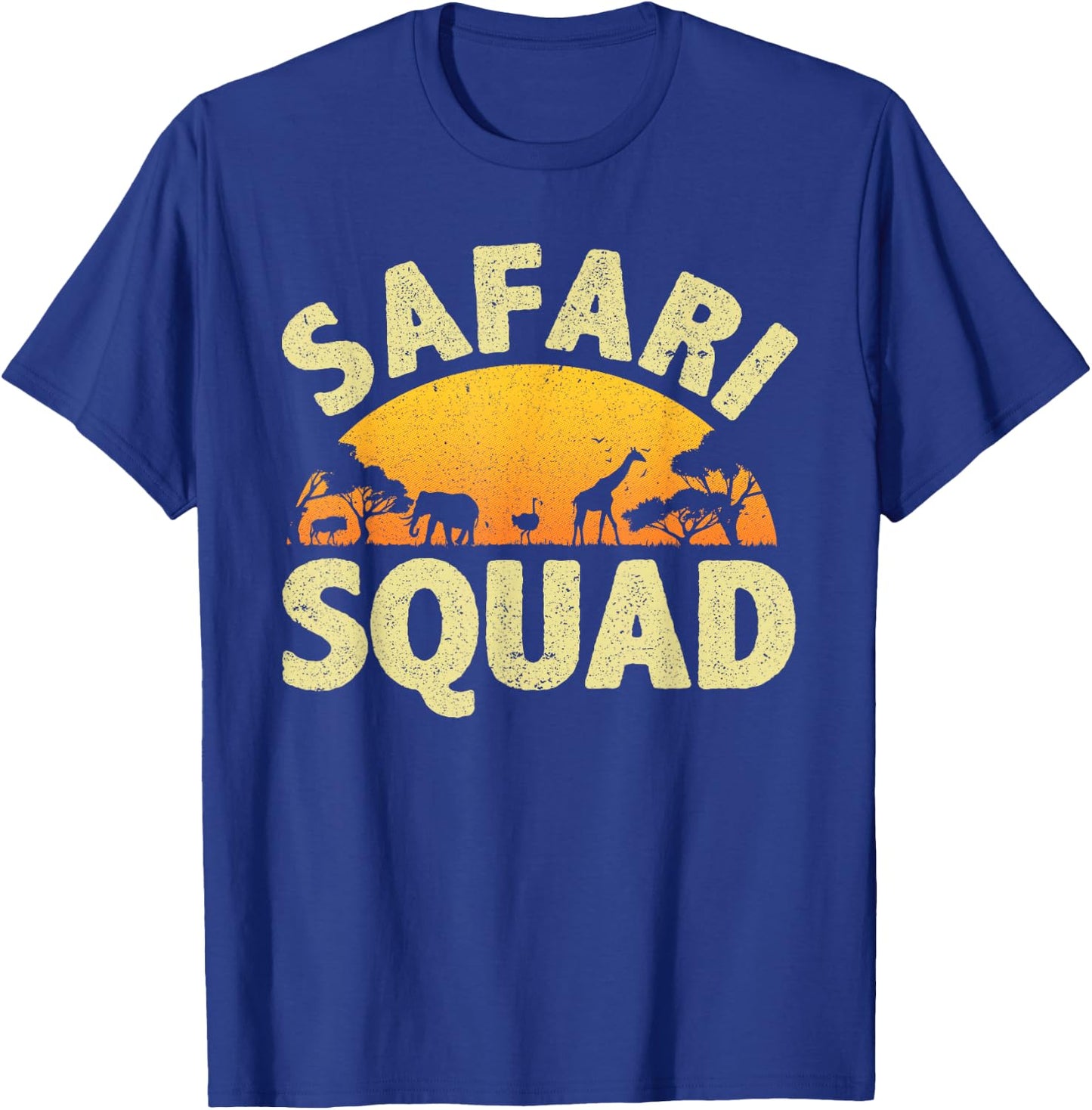 Cool Safari Squad Women Zoo Animal African Jungle T-Shirt - T-Shirt | Royal