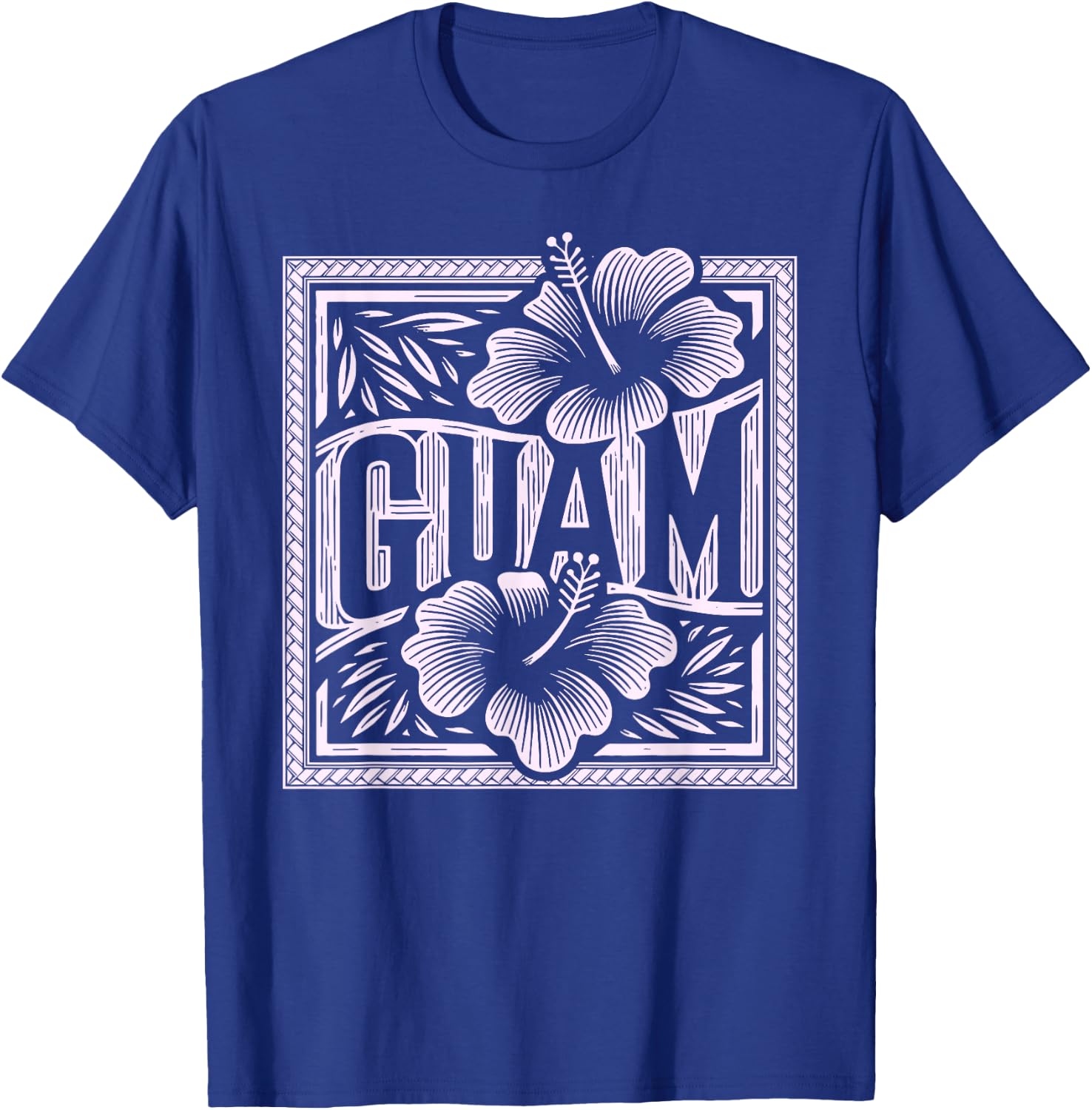 Vintage Tribal 671 Guahan Guam T-Shirt - T-Shirt | Royal