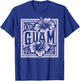 Vintage Tribal 671 Guahan Guam T-Shirt - T-Shirt | Royal