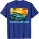 App Uh Latch Uh Appalachian Mountains Art T-Shirt - T-Shirt | Royal