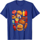 Funny fast food - Fastfood Graphic kawaii T-Shirt - T-Shirt | Royal