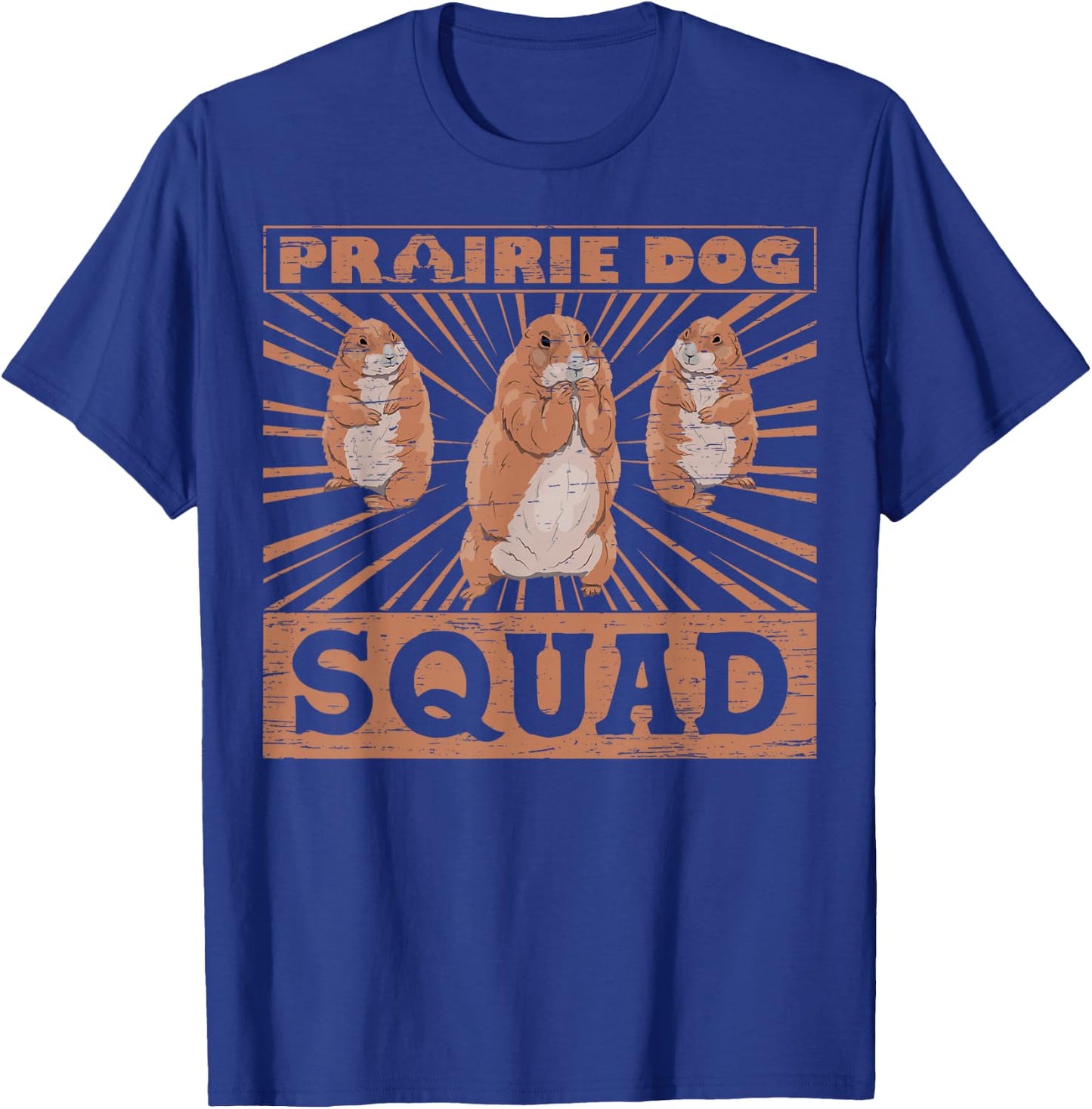 Prairie Dog Squad - Funny Prairie Dog T-Shirt - T-Shirt | Royal