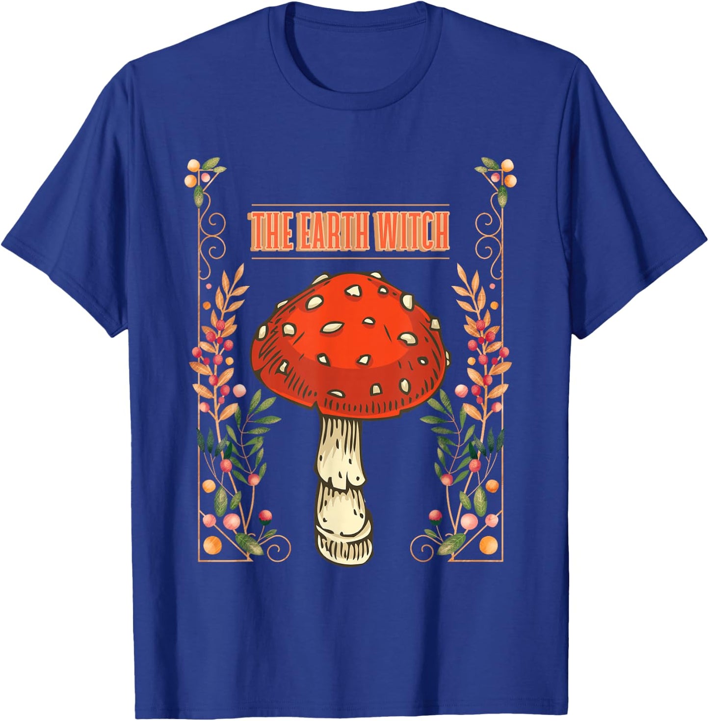 Fairy Core Goblinecore Cottagecore Earth Witch Mushroom T-Shirt - T-Shirt | Royal