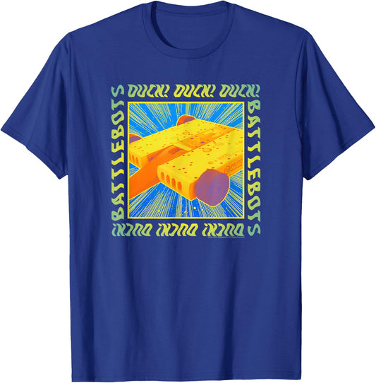 BattleBots Duck Centered Box Up T-Shirt - T-Shirt | Royal