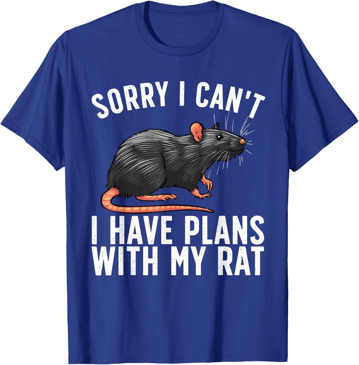 Funny Rat Lover Design Women Mouse Rat Animal Lovers T-Shirt - T-Shirt | Royal