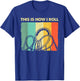 Roller Coaster Art Women Theme Park Roller Coaster T-Shirt - T-Shirt | Royal