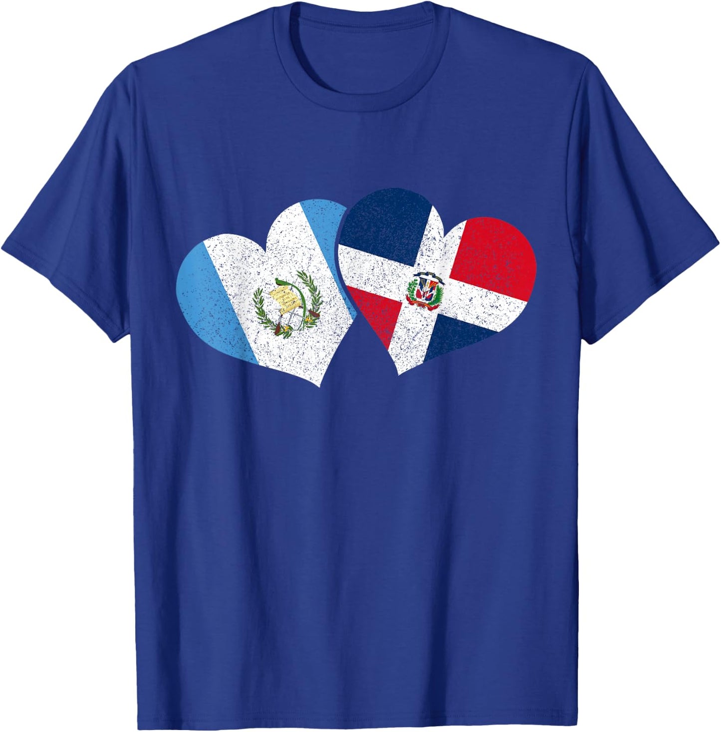 Guatemala Dominican Republic Guatemalan Flag Pride Heritage T-Shirt - T-Shirt | Royal