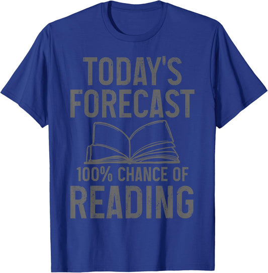 Reading Funny Bookworm Book Lover T-Shirt - T-Shirt | Royal