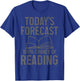 Reading Funny Bookworm Book Lover T-Shirt - T-Shirt | Royal