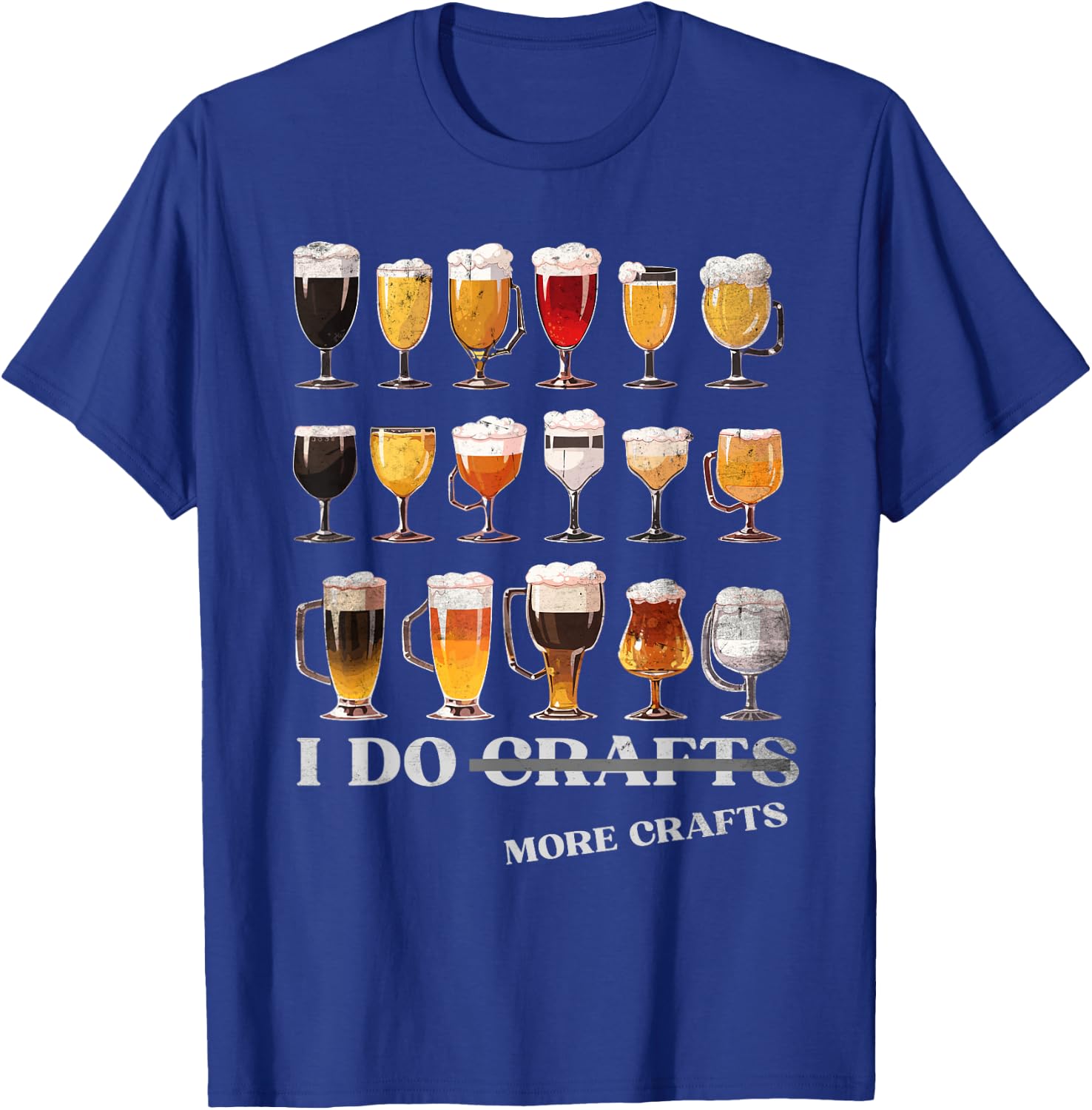 Craft Beer Vintage - I Do More Crafts Home Brew Costume T-Shirt - T-Shirt | Royal