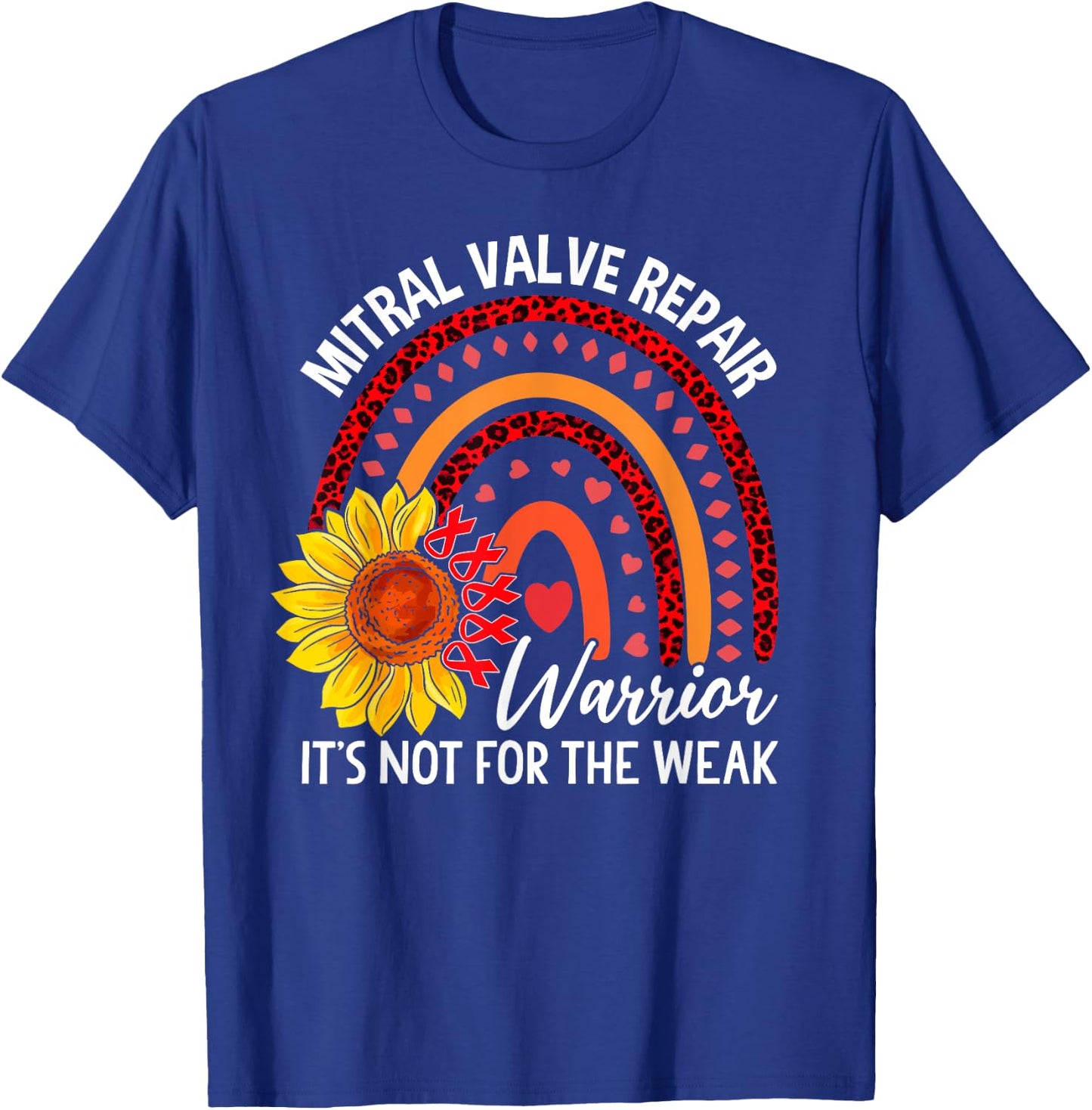 Mitral Valve Repair Shirts, Awareness Funny Gift T-Shirt - T-Shirt | Royal