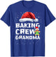 Cookie Baking Crew Shirt Grandma Matching Christmas T-Shirt - T-Shirt | Royal