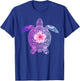 Hawaiian Tie Dye Sea Turtle, Hawaii and Wwomen T-Shirt - T-Shirt | Royal