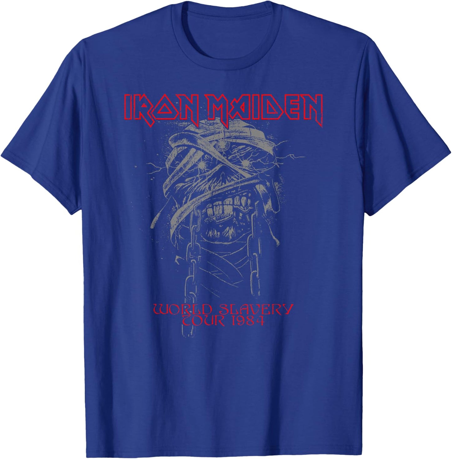 Iron Maiden - World Slavery 1984 T-Shirt - T-Shirt | Royal