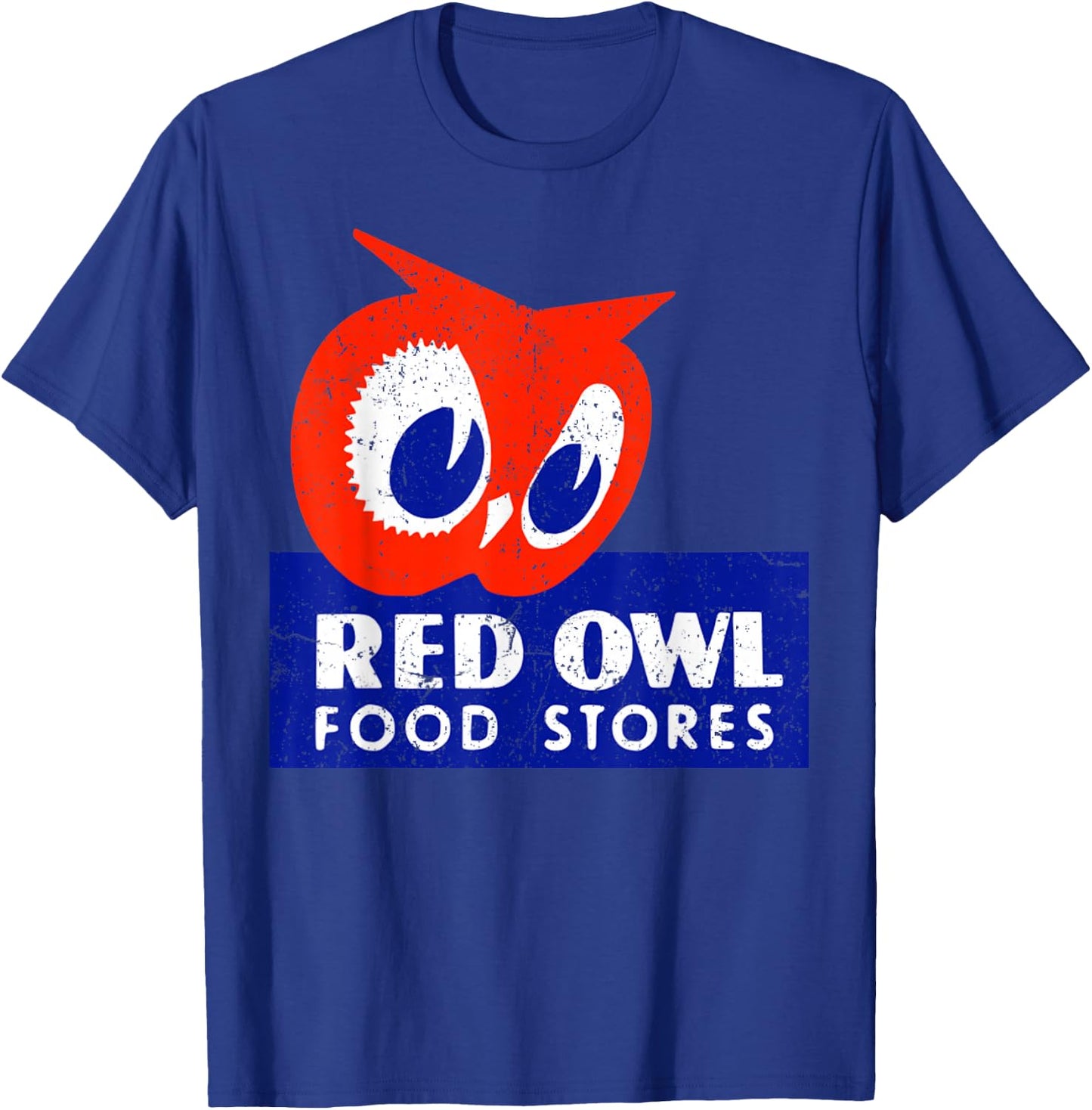 Vintage Red Owl Groceries Defunct Grocery Store T-Shirt - T-Shirt | Royal