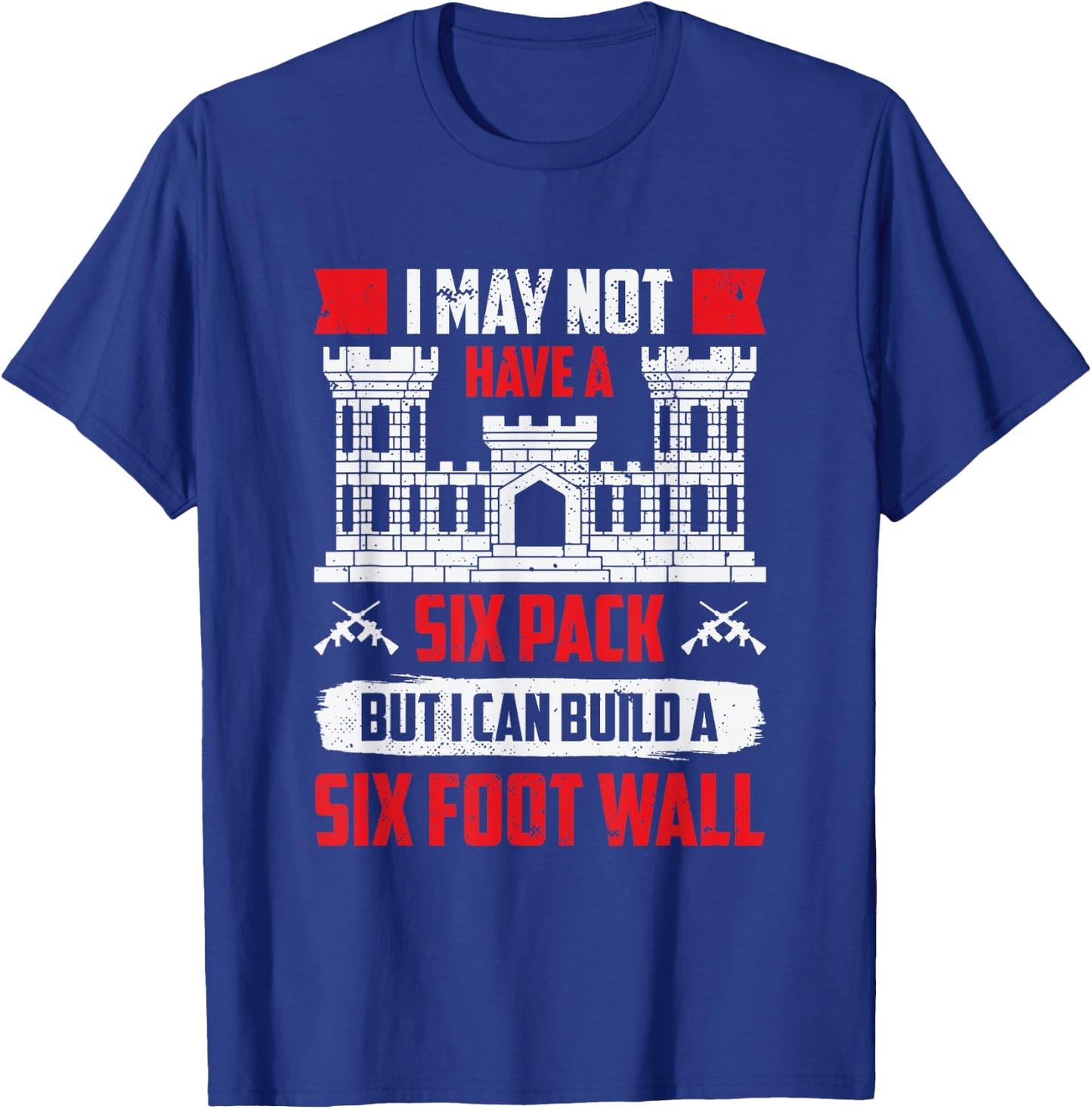 Combat Engineer Engineering Army U.S. Military Army Combat T-Shirt - T-Shirt | Royal