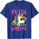 Flower Girl Shirt Girls Kids Wedding Unicorn Petal Patrol T-Shirt - T-Shirt | Royal