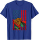 Afro-American Black Liberation Flag Pan African UNIA Flag T-Shirt - T-Shirt | Royal