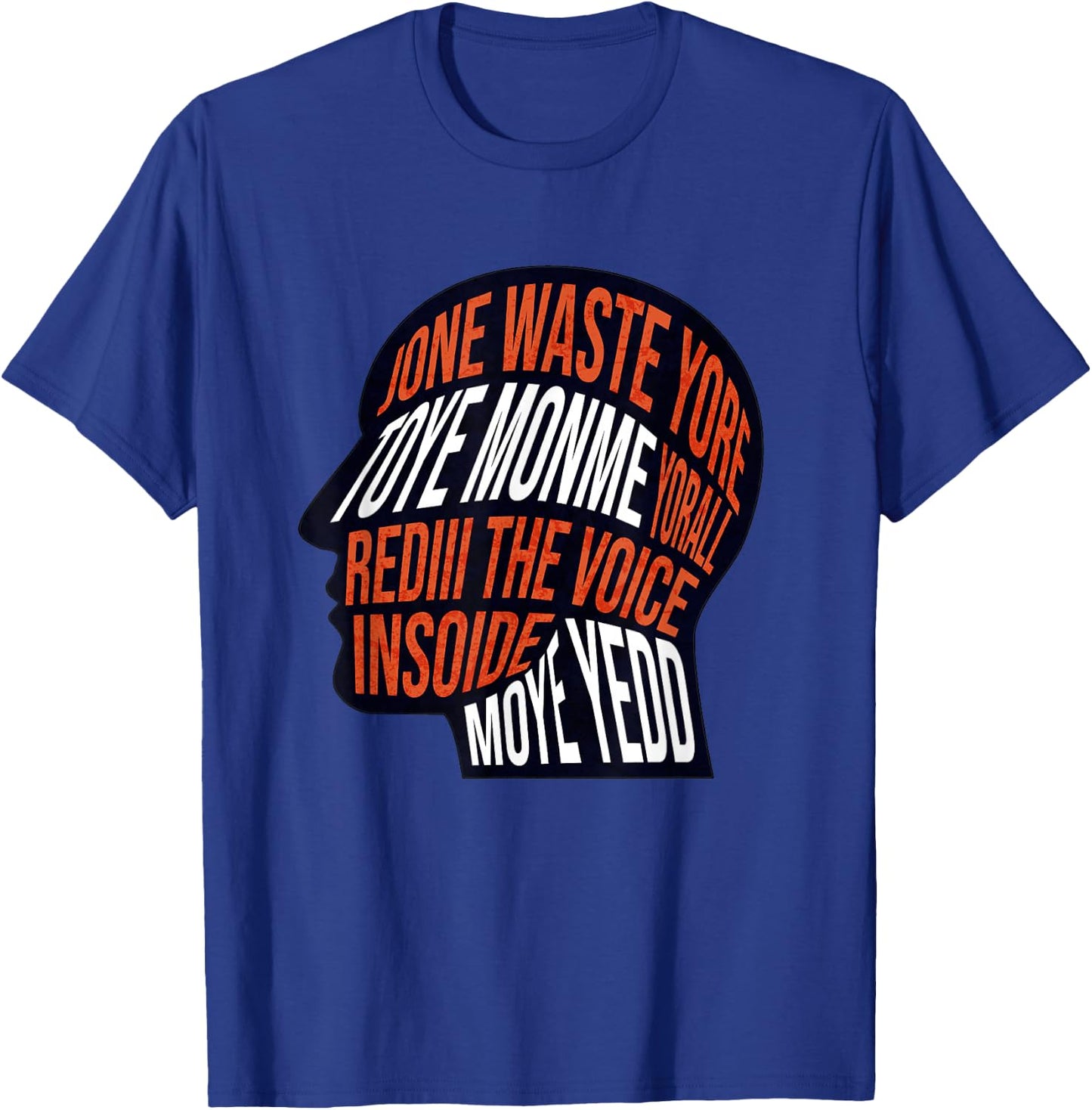 Don't Waste Your Time On Me Voice Inside My Head Graphic T-Shirt - T-Shirt | Royal