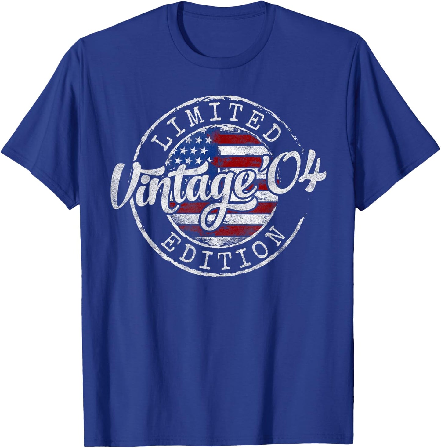 Vintage 2004 21st Birthday Gifts Women 21 Year Old T-Shirt - T-Shirt | Royal
