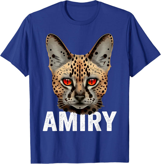 Mountain Lion Ohio Wild Cat Amiry Serval Cat T-Shirt - T-Shirt | Royal