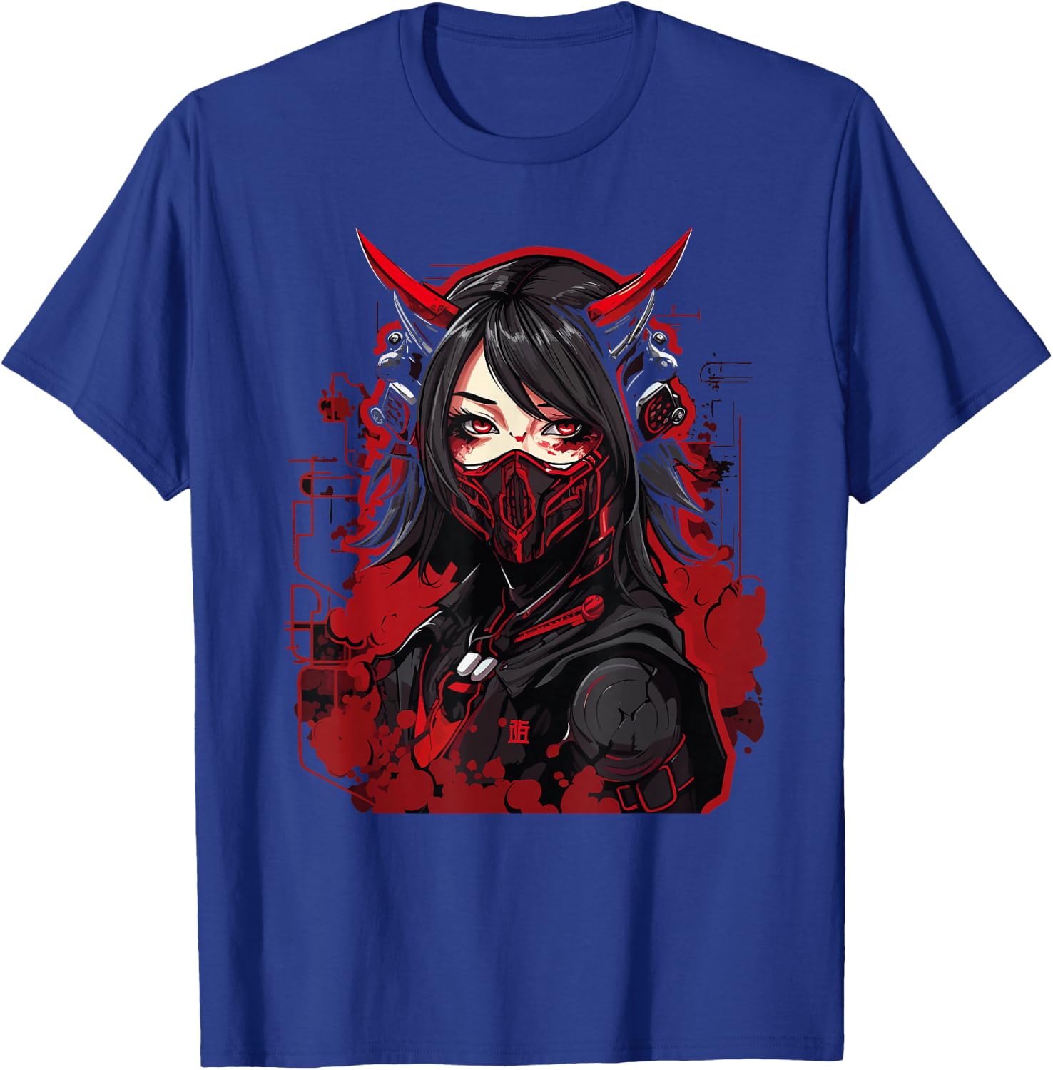 Anime Girl Gothic Waifu Japanese Aesthetic Kawaii Otaku T-Shirt - T-Shirt | Royal