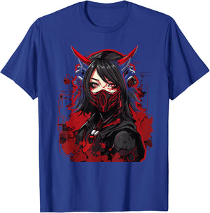 Anime Girl Gothic Waifu Japanese Aesthetic Kawaii Otaku T-Shirt - T-Shirt | Royal