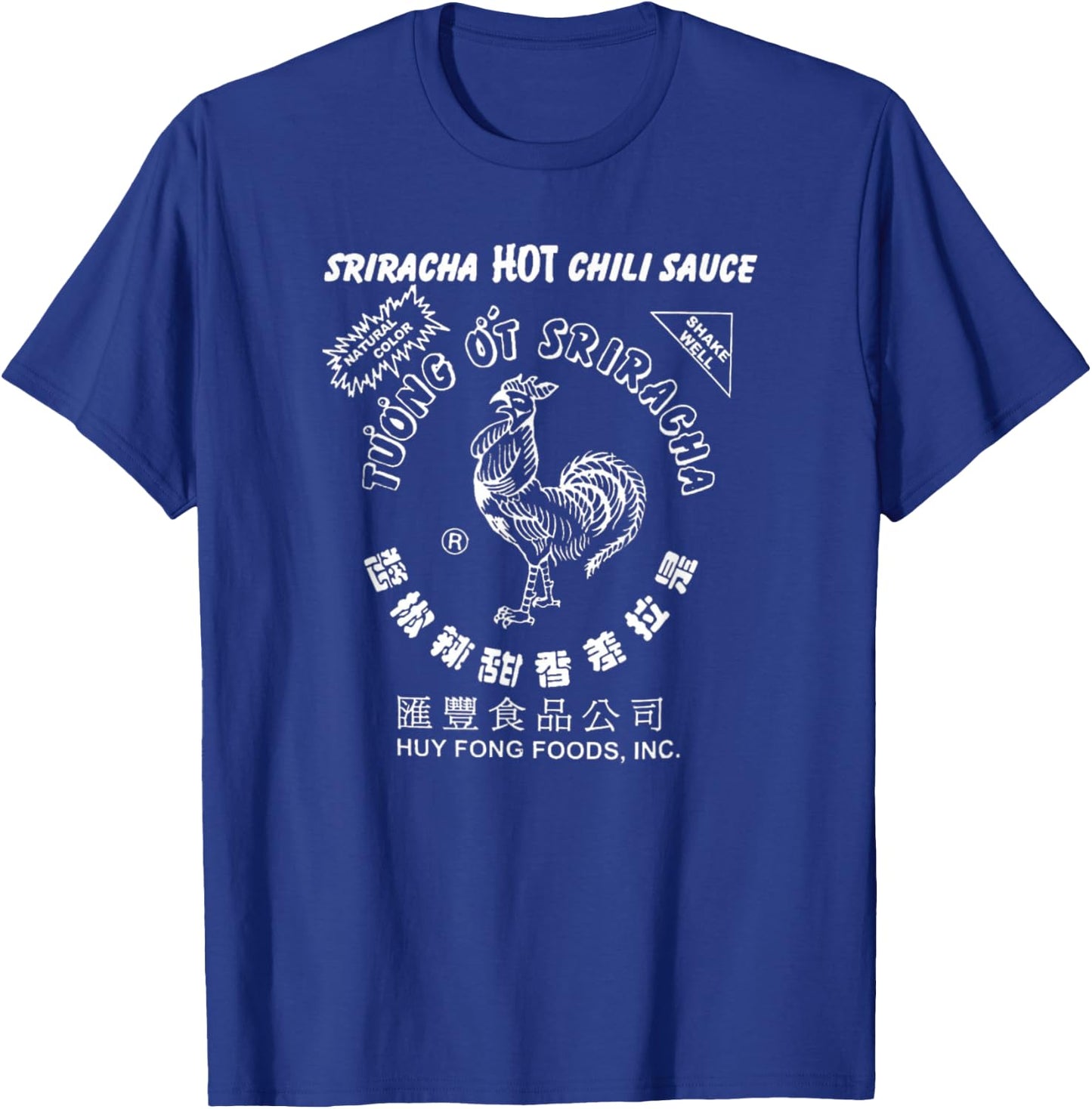 Funny Sriracha Hot Chili Sauce Gift T-Shirt - T-Shirt | Royal