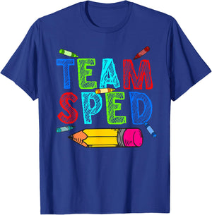 Best Special Education Art Women Special Ed Teacher T-Shirt - T-Shirt | Royal