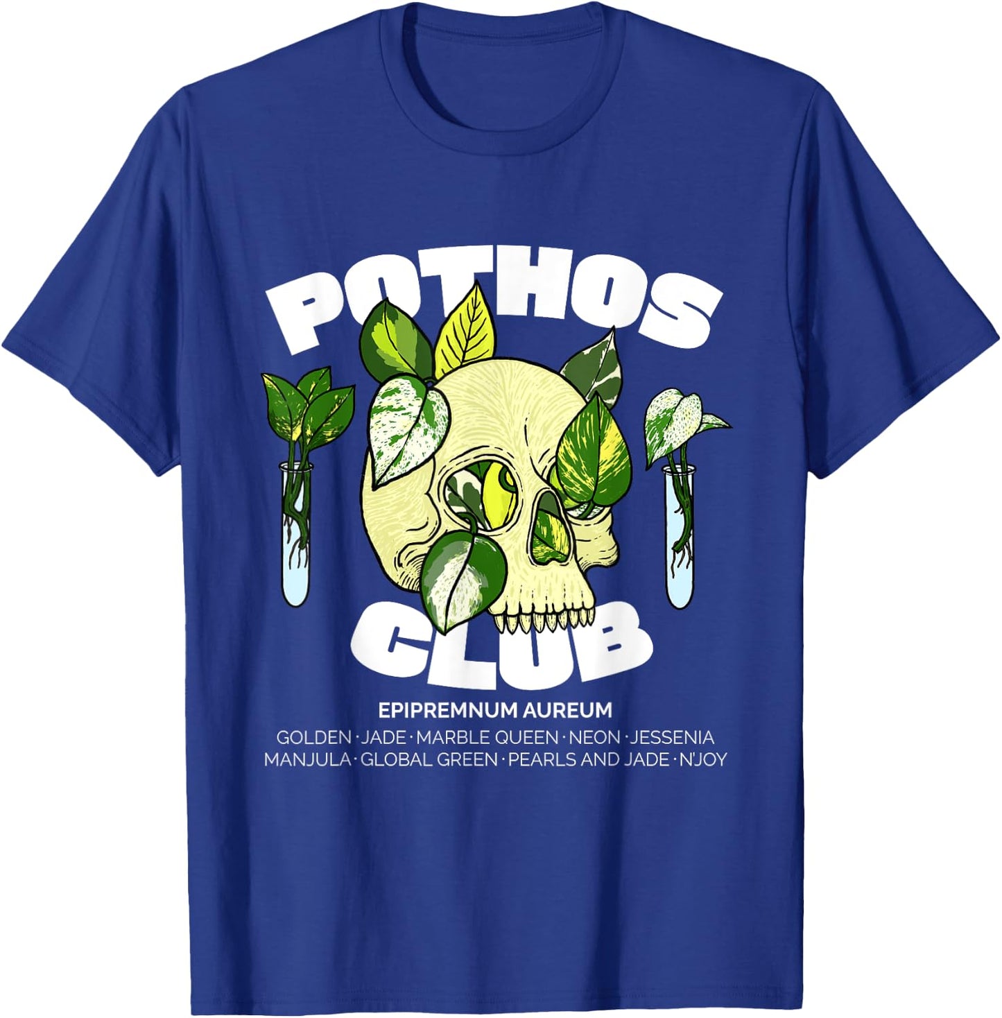 Pothos Plant Design for Houseplant Collectors & Gardeners T-Shirt - T-Shirt | Royal