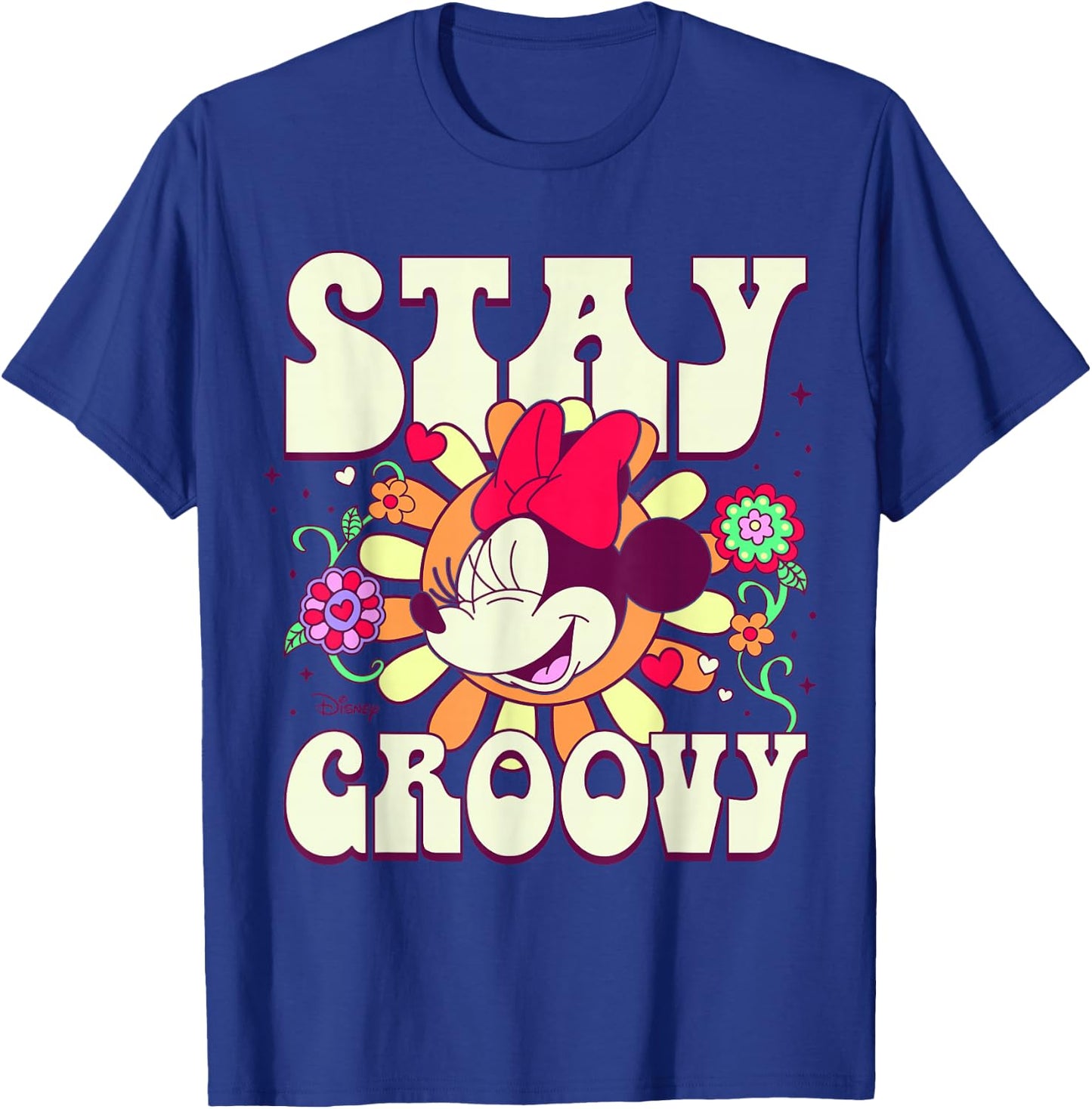 Disney - Minnie Stay Groovy T-Shirt - T-Shirt | Royal