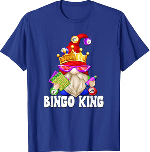 Funny Bingo Player Accessories Grandpa Bingo King T-Shirt - T-Shirt | Royal