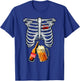 Skeleton Costume Halloween Beer Xray Matching Family Dad T-Shirt - T-Shirt | Royal