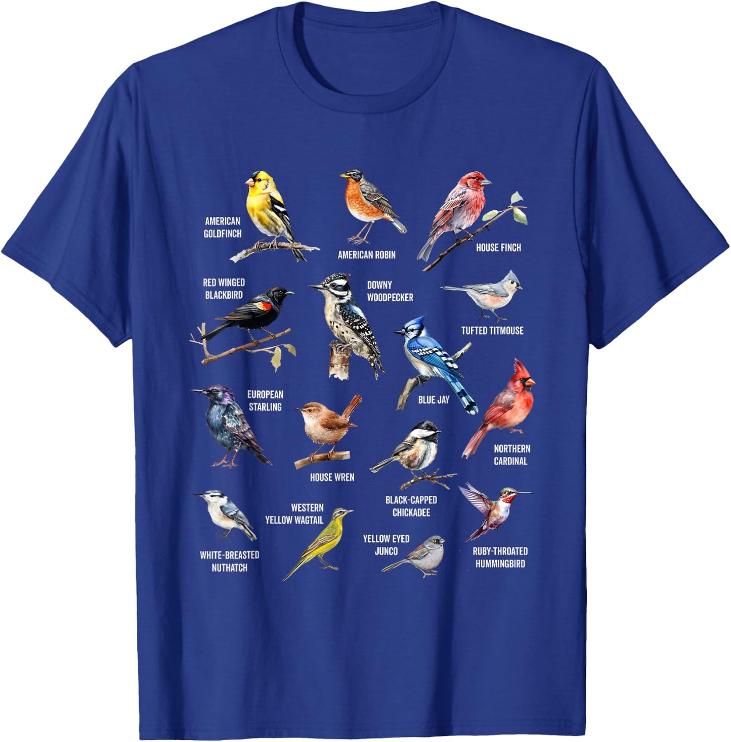 Bird Watching Bird Watcher Bird Lover Birder Birding Nerd T-Shirt - T-Shirt | Royal